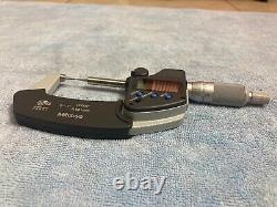 Mitutoyo 342-351-30 Digimatic Point Micrometer 0- 1/25.4mm SPC IP65 15 Deg
