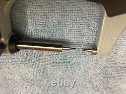 Mitutoyo 342-351-30 Digimatic Point Micrometer 0- 1/25.4mm SPC IP65 15 Deg