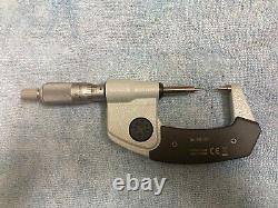 Mitutoyo 342-351-30 Digimatic Point Micrometer 0- 1/25.4mm SPC IP65 15 Deg