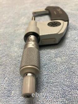 Mitutoyo 342-351-30 Digimatic Point Micrometer 0- 1/25.4mm SPC IP65 15 Deg