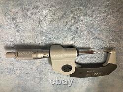 Mitutoyo 342-351-30 Digimatic Point Micrometer 0- 1/25.4mm SPC IP65 15 Deg