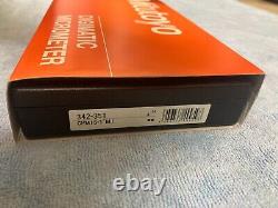 Mitutoyo 342-351-30 Digimatic Point Micrometer 0- 1/25.4mm SPC IP65 15 Deg