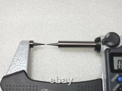 Mitutoyo 342-351-30 Digital Point Micrometer, 0 to 1 (0 to 25.4 mm), 15°, CPM15