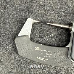 Mitutoyo 342-361-30 0-1 / 0-25.4mm 30 Degree Digital Point Micrometer