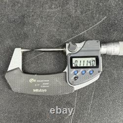 Mitutoyo 342-361-30 0-1 / 0-25.4mm 30 Degree Digital Point Micrometer