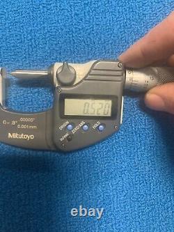 Mitutoyo 342-371 Crimp Height Digital Micrometer