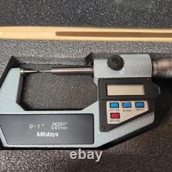 Mitutoyo 342-711 0-1'' Digimatic Point Micrometer