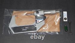 Mitutoyo 342-712 Digimatic 15° Point 1-2 Micrometer 0.00005 Grad