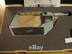 Mitutoyo 342-713 2- 3.00005 & 0.001mm Point Anvil Micrometer set new in box