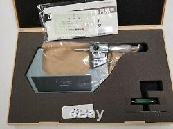 Mitutoyo 342-713 2-3.00005 & 0.001mm Point Micrometer set new in box