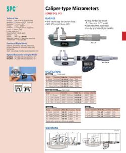 Mitutoyo 343-350-30 Digimatic Caliper Type Micrometer 0- 1/25.4mm SPC IP65