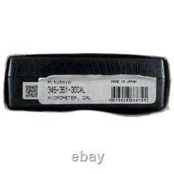 Mitutoyo 345-351-30 1 to 2 Electronic Inside Micrometer CAL