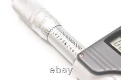Mitutoyo 345-351 Ratchet Thimble Digital Inside Micrometer 1-2.00005 with Case