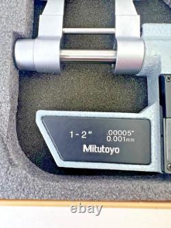 Mitutoyo 345-712 Digimatic 1-2 Micrometer. 00005
