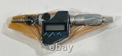 Mitutoyo 350-252-30 Digital Micrometer Head 0-25mm, Flat, Clamp Nut, 10mm Stem