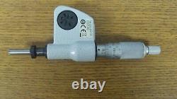 Mitutoyo 350-352-30 Micrometer Head-Clamp Nut Stem Flat Carbide Spindle 0 to 1