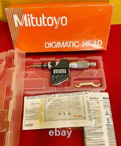Mitutoyo 350-354-30 Digital Micrometer Head, 0-1 0-25.4 mm 0.00005 Resolution