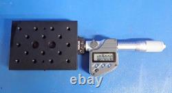 Mitutoyo 350-357-30 1 Digital Micrometer with Thor Labs PT1 Transition Stage