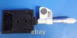 Mitutoyo 350-357-30 1 Digital Micrometer with Thor Labs PT1 Transition Stage
