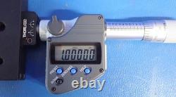 Mitutoyo 350-357-30 1 Digital Micrometer with Thor Labs PT1 Transition Stage
