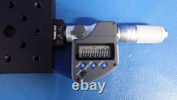 Mitutoyo 350-357-30 1 Digital Micrometer with Thor Labs PT1 Transition Stage