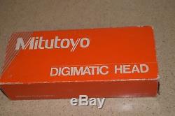 ++ Mitutoyo 350-711-30 Digital Micrometer Head-plain Spindle 0-1 (d15)