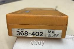Mitutoyo 368-402 Holtest 3pt Micrometer Internal Bore Gage. 350.425 Range