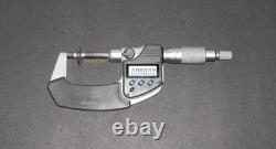 Mitutoyo 369-350 Digimatic Non-Rotating Spindle 0-1 Disc Micrometer