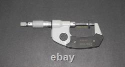 Mitutoyo 369-350 Digimatic Non-Rotating Spindle 0-1 Disc Micrometer
