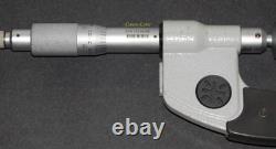 Mitutoyo 369-350 Digimatic Non-Rotating Spindle 0-1 Disc Micrometer