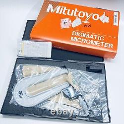 Mitutoyo 389-351-30 IP65 SPC Digital Sheet Metal Micrometer 6.3 Deep Throat