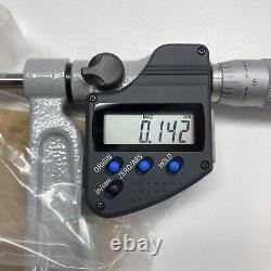 Mitutoyo 389-351-30 IP65 SPC Digital Sheet Metal Micrometer 6.3 Deep Throat