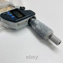 Mitutoyo 389-351-30 IP65 SPC Digital Sheet Metal Micrometer 6.3 Deep Throat