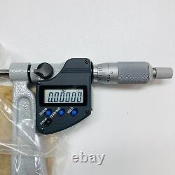 Mitutoyo 389-351-30 IP65 SPC Digital Sheet Metal Micrometer 6.3 Deep Throat