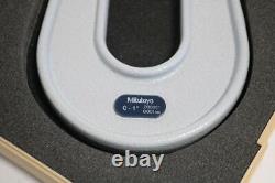 Mitutoyo 389-711-30 6 Depth Micrometer, 0-1.00005