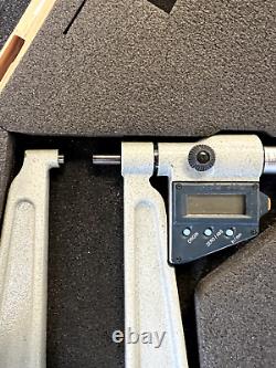 Mitutoyo 389-711-30 Digital Deep Throat Micrometer 0-1/0.00005 Resolution