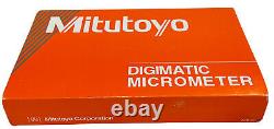 Mitutoyo 395-253-30 Spherical Face Micrometer, 50-75mm Range. 00005/. 001mm Res