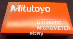 Mitutoyo 395-271-30 BMD-25MX Spherical Micrometer 0-25mm Digital Japan