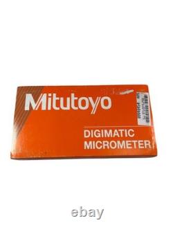 Mitutoyo 395-351-30 25.4 mm Max IP65 LCD Digital Spherical Face Micrometer