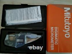 Mitutoyo 395-351-30 Digital Micrometer IP65 0-25mm 0-1 Brand New