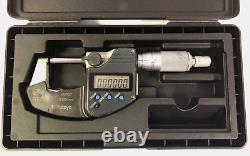 Mitutoyo 395-351 Spherical Face Micrometer, 0-1/0-25mm Range. 00005/0.001mm