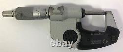 Mitutoyo 395-351 Spherical Face Micrometer, 0-1/0-25mm Range. 00005/0.001mm