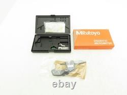 Mitutoyo 395-352-30 Digimatic Micrometer 1-2 Range. 00005 Spherical Ball Anvil