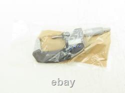 Mitutoyo 395-352-30 Digimatic Micrometer 1-2 Range. 00005 Spherical Ball Anvil