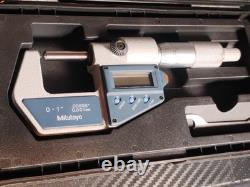 Mitutoyo 395-363-30/IP65 Digital Tube Micrometer 0-1 BMD Anvil. 00005