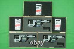 Mitutoyo 395-363 Tube Micrometer 0-1.00005 IP65 Type C Anvil Excellent