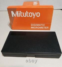 Mitutoyo 395-364-30 BMB4-1MX, Tube, Type D, Micrometer 0-1/ 0-25.4mm, IP65