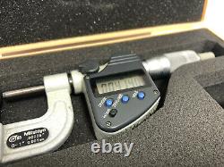 Mitutoyo 395-364 Digital Tube Micrometer 0-1.00005 0.001mm Graduation in Case