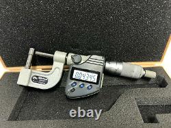 Mitutoyo 395-364 Digital Tube Micrometer 0-1.00005 0.001mm Graduation in Case