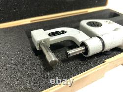 Mitutoyo 395-364 Digital Tube Micrometer 0-1.00005 0.001mm Graduation in Case